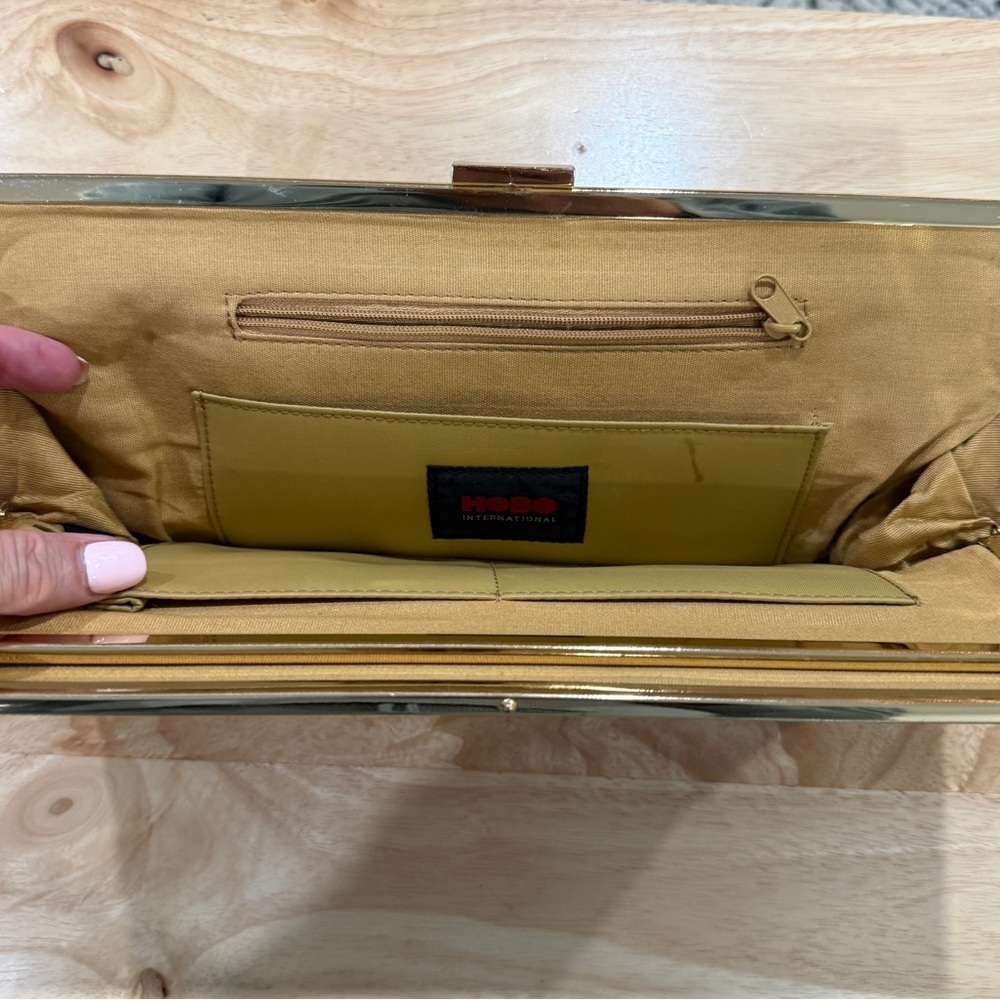 Hobo International Snakeskin Python Embossed Clut… - image 10